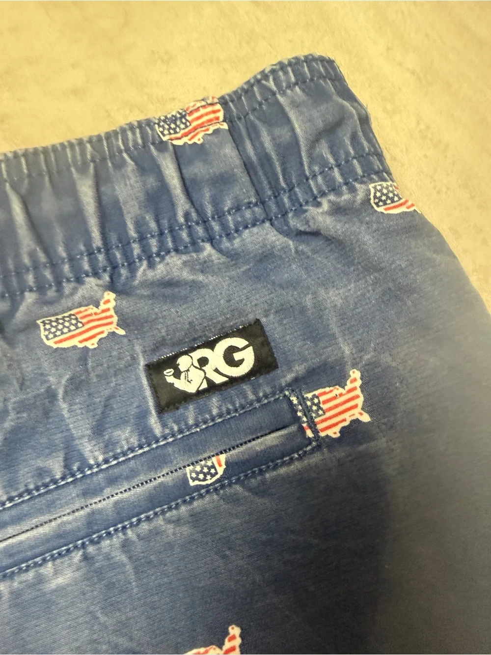Rowdy Gentleman USA board trunks America swim trunks patriot shorts - Picture 11 of 11